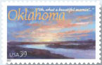 Oklahoma Statehood stamp
