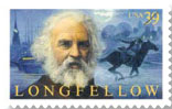 Henry W. Longfellow stamp