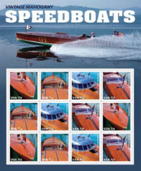 Speedboats stamp