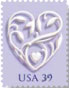 blue Wedding stamp