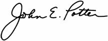 John E. Potter Signature