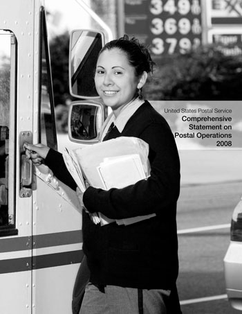 Front cover of USPS Comprehensive Statement on Postal Operations 2008