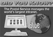 Did You Know? The Postal Service manages the world's largest intranet.