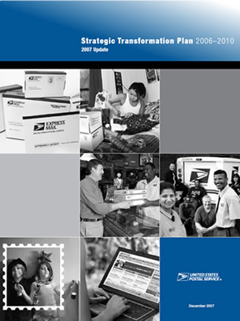 Front cover of USPS 2007 Update of the Strategic Transformation Plan 2006-2010