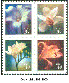 Picture of Flowers Definitive Stamp