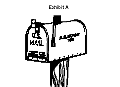 Exhibit A. Traditional design mailbox.