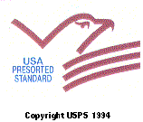 USA Presorted Standard Stamp -Copyright USPS 1994