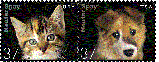 Neuter or spay stamps.