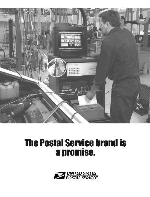 The Postal Service brand is a promise, brought to you by the US Postal Service.