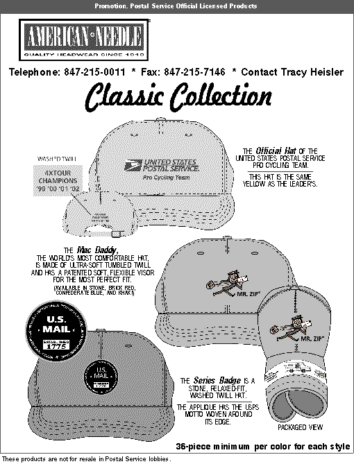 Promotion. American needle - quality headware since 1918. To order, call 1-847-215-0011, or fax: 1-847-215-7146.