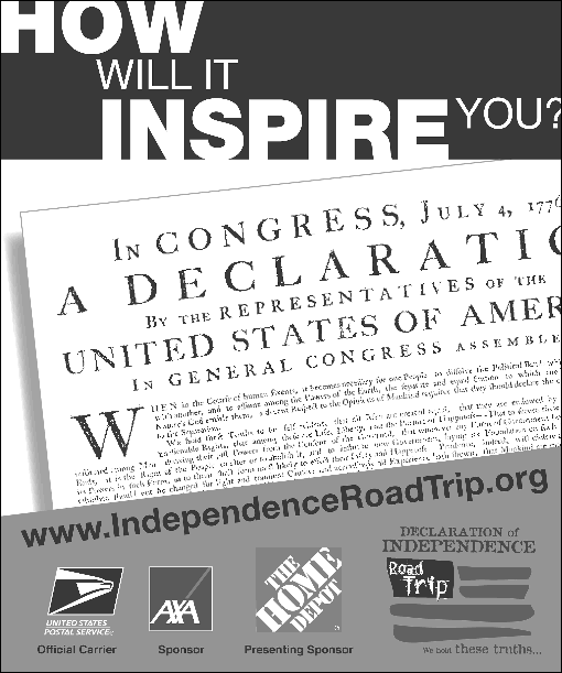 Front Cover - How will it inspire you? Visit www.IndependenceRoadTrip.org.