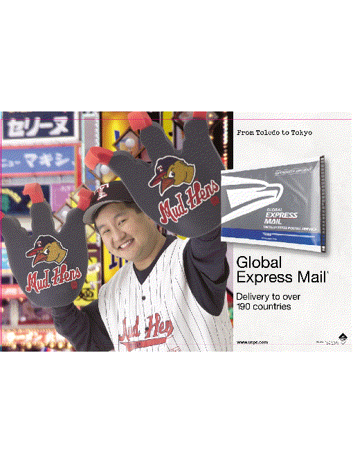 From Toledo to Tokyo, Global Express Mail, Delivery to over 190 countries