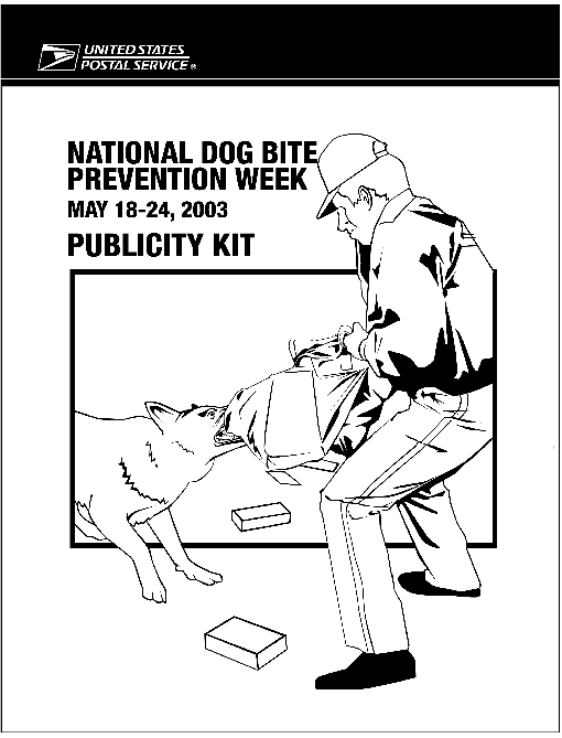national dog bite prevention week, may 18-24, 2003, publicity kit.