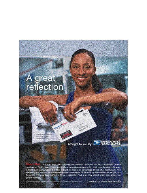 A great reflection brought to you by the US Postal Service. Visit www.usps.com/directresults.