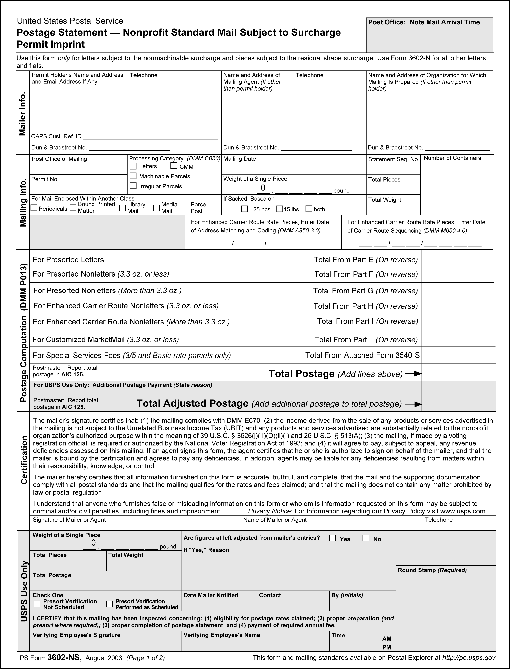 ps form 3602-ns, august 2003 (page 1 of 2).