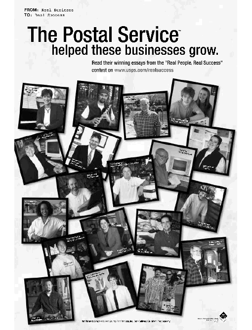 the postal service helped these businesses grow. read their winning essays from the real people, real success contest on www.usps.com/realsuccess.