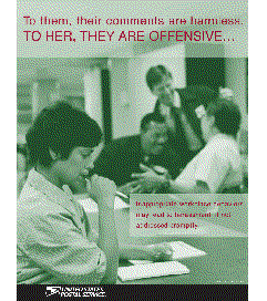 poster 128, to them, their comments are harmless. to her, they are offensive.