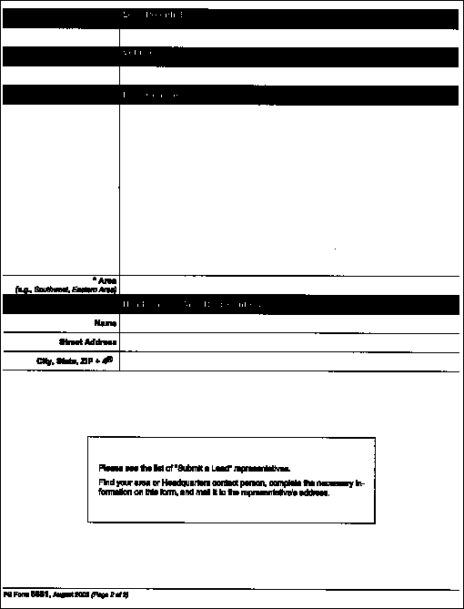 ps form 6681, august 2003 (page 2 of 2).