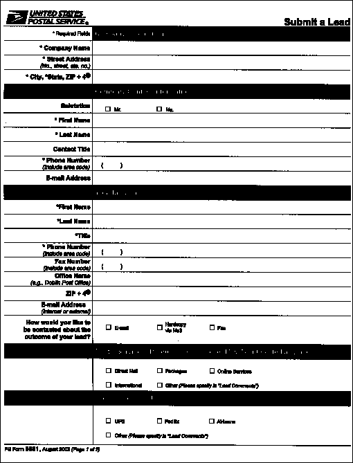 ps form 6681, august 2003 (page 2 of 2).
