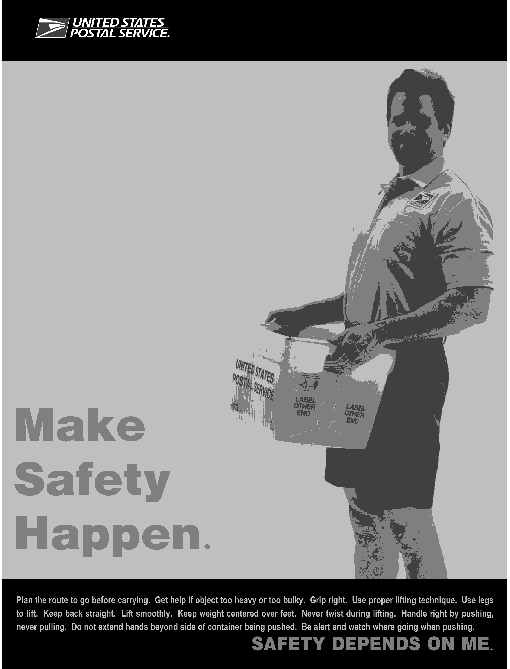 safety depends on me poster
