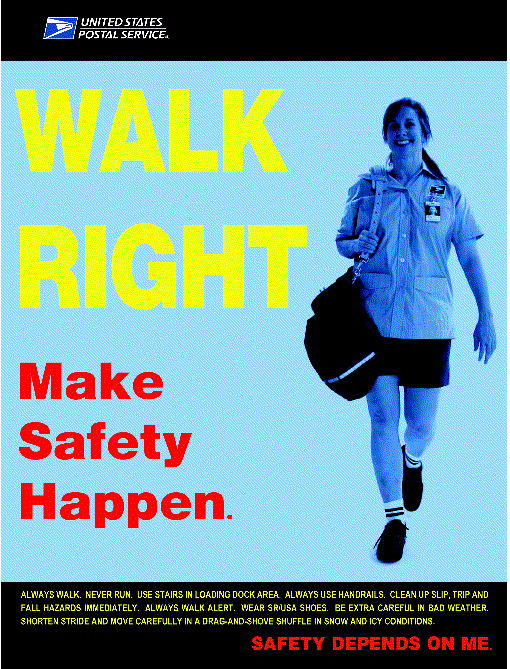 walk right. make safety happen. a d-link is provided.