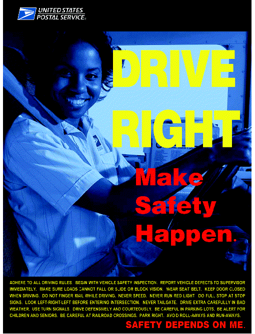 Drive Right. Make safety happen. A d-link is provided.