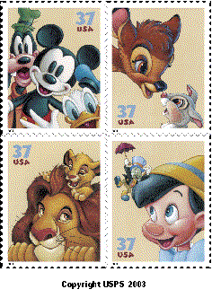 The Art of Disney Stamp