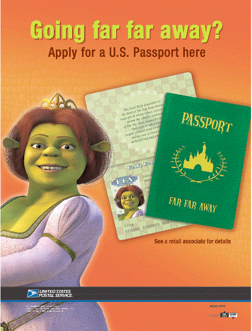 going far far away? apply for a u.s. passport here see a retail associate for details. visit usps.com.