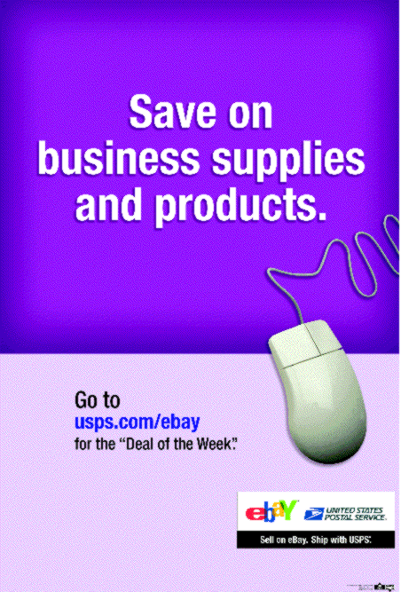 Save on business supplies and products. Go to usps.com/ebay for the Deal of the Week.