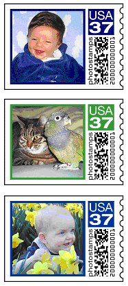 New form of USPS approved PC Postage known as PhotoStamps.