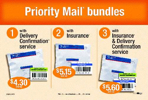 Priority Mail bundles. Visit usps.com.