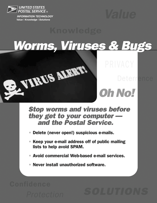 Worms, Viruses & Bugs. Oh No! A d-link is provided.