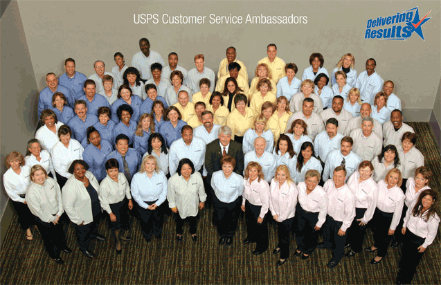 Group Photo of USPS Customer Service Ambassadors