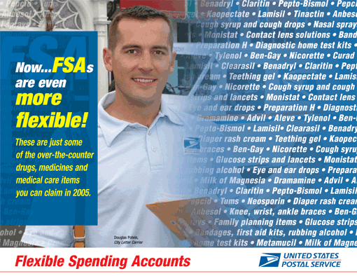 Postal Bulletin Back Cover. Open Season ends 5 p.m. Central TIme, Dec. 31. Call 1-800-842-2026 for more details about FSAs. Dial PostalEASE at 1-877-477-3273 to enroll.