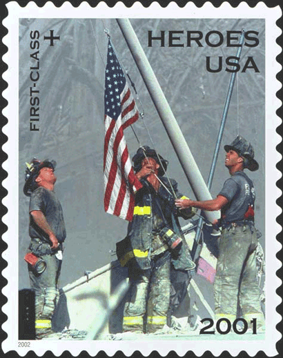 Heroes USA 2001 stamp