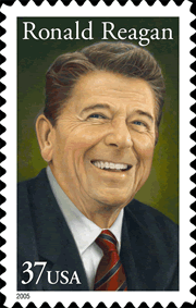 Ronald Reagan 37 cent Stamp.