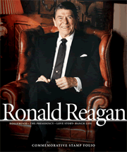 Ronald Reagan foldout-folio keepsake