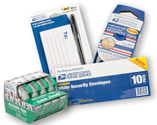Shipping Supplies:  envelopes, tape, labels.