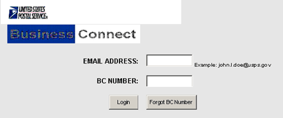 Business Connect screen