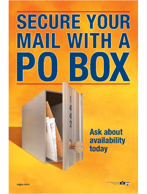 Secure your mail with a PO box. Ask about availability today. usps.com.