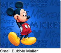 image of Mickey Mouse small bubble mailer