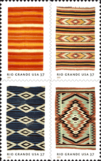 Stamp Announcement 05-17, New Mexico Rio Grande Blankets Stamps