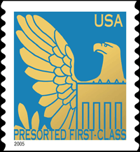 American Eagle Stamp. Copyright USPS 2005.