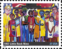 Little Rock Nine stamp.