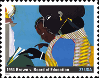 Brown v. Board of Education stamp.
