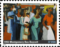 Montgomery Bus Boycott stamp.