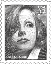 Greta Garbo Stamp.