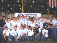 Photograph of Vonzell with employees at the Trenton NJ Carrier Annex