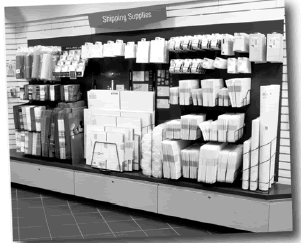 image of a Post Office display rack