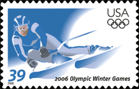 2006 Olympic Winter Games, copyright USPS 2005.